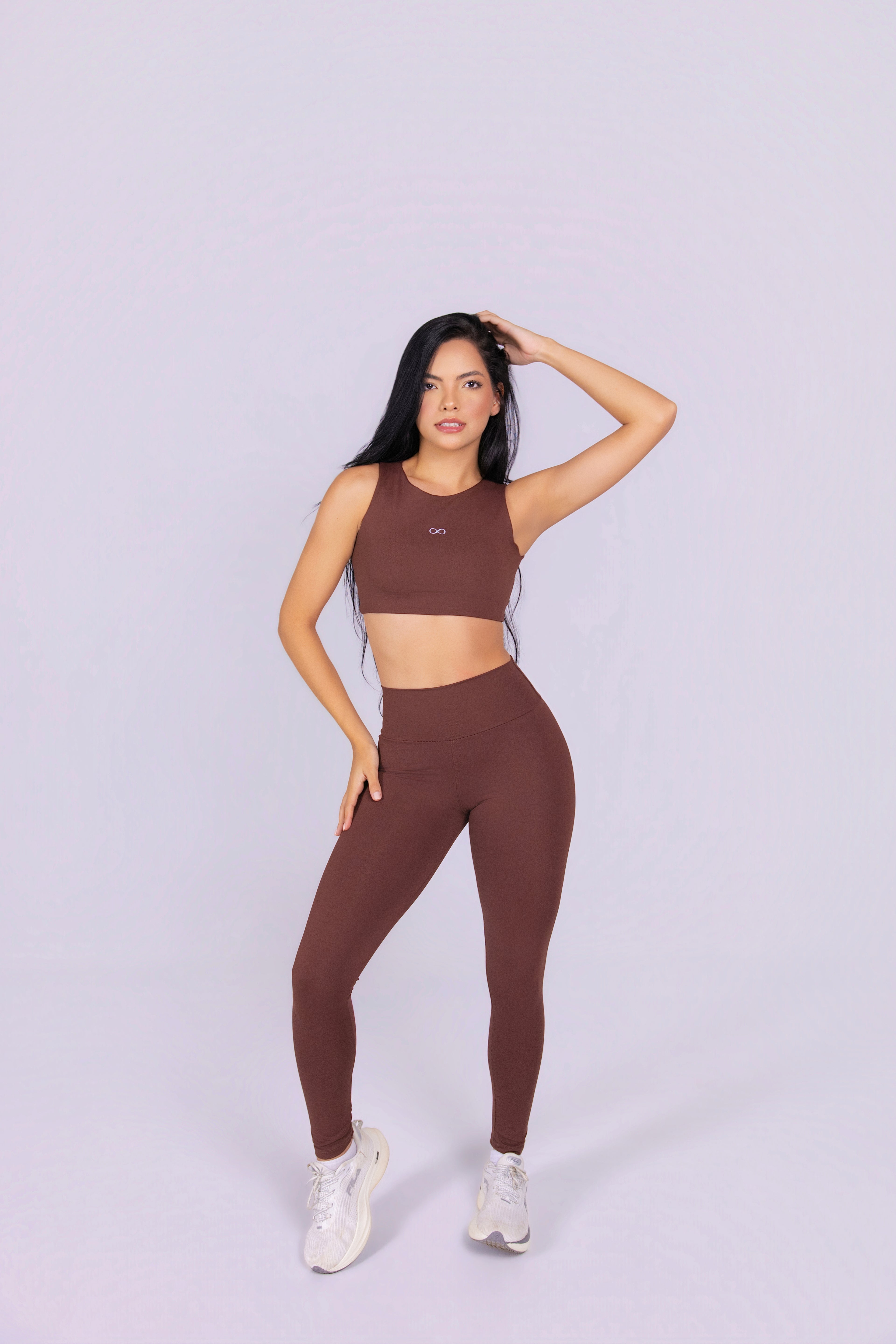 Calça Legging Balance - Marrom
