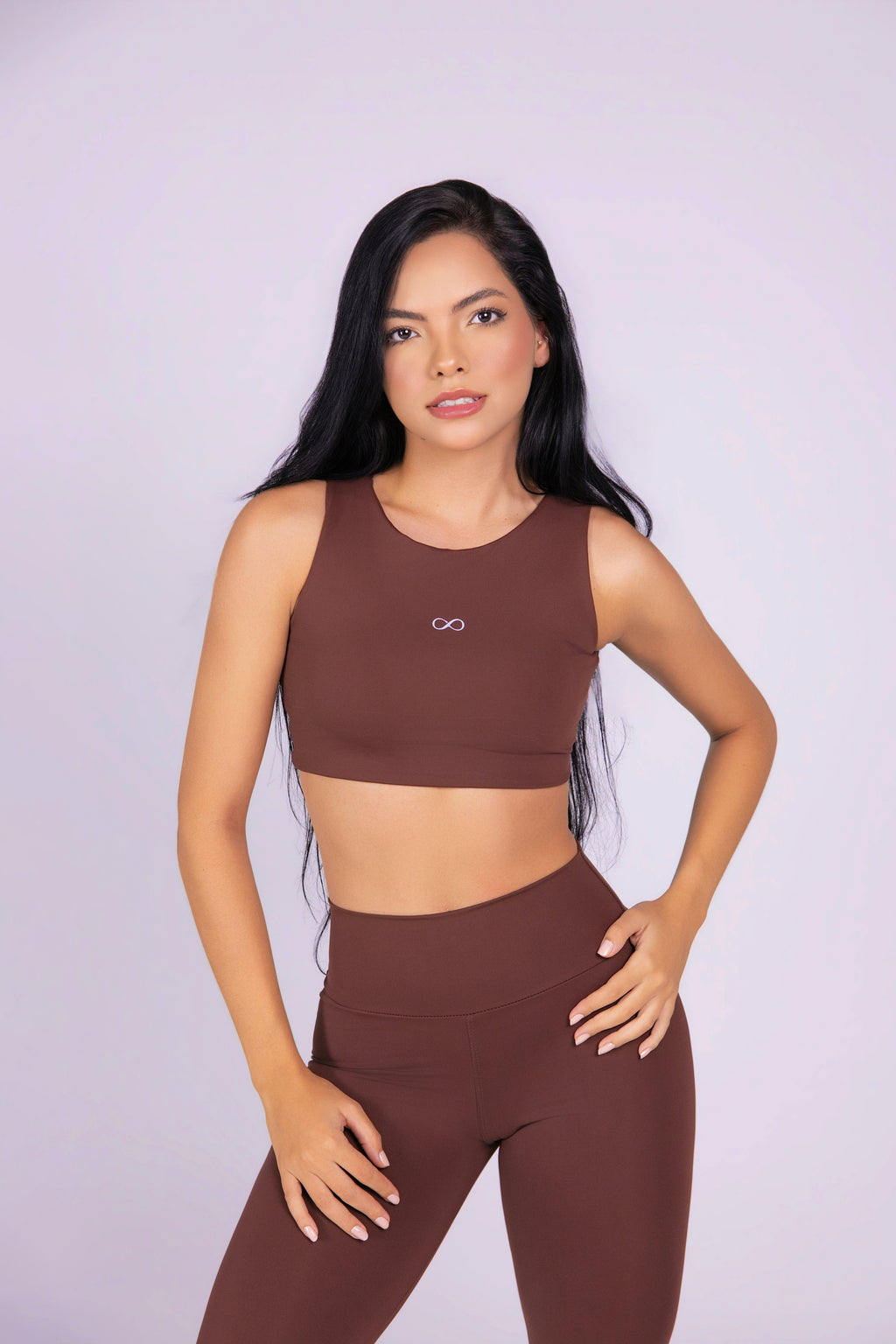 Calça Legging Balance - Marrom
