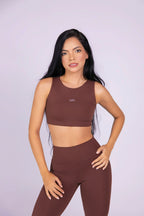 Calça Legging Balance - Marrom