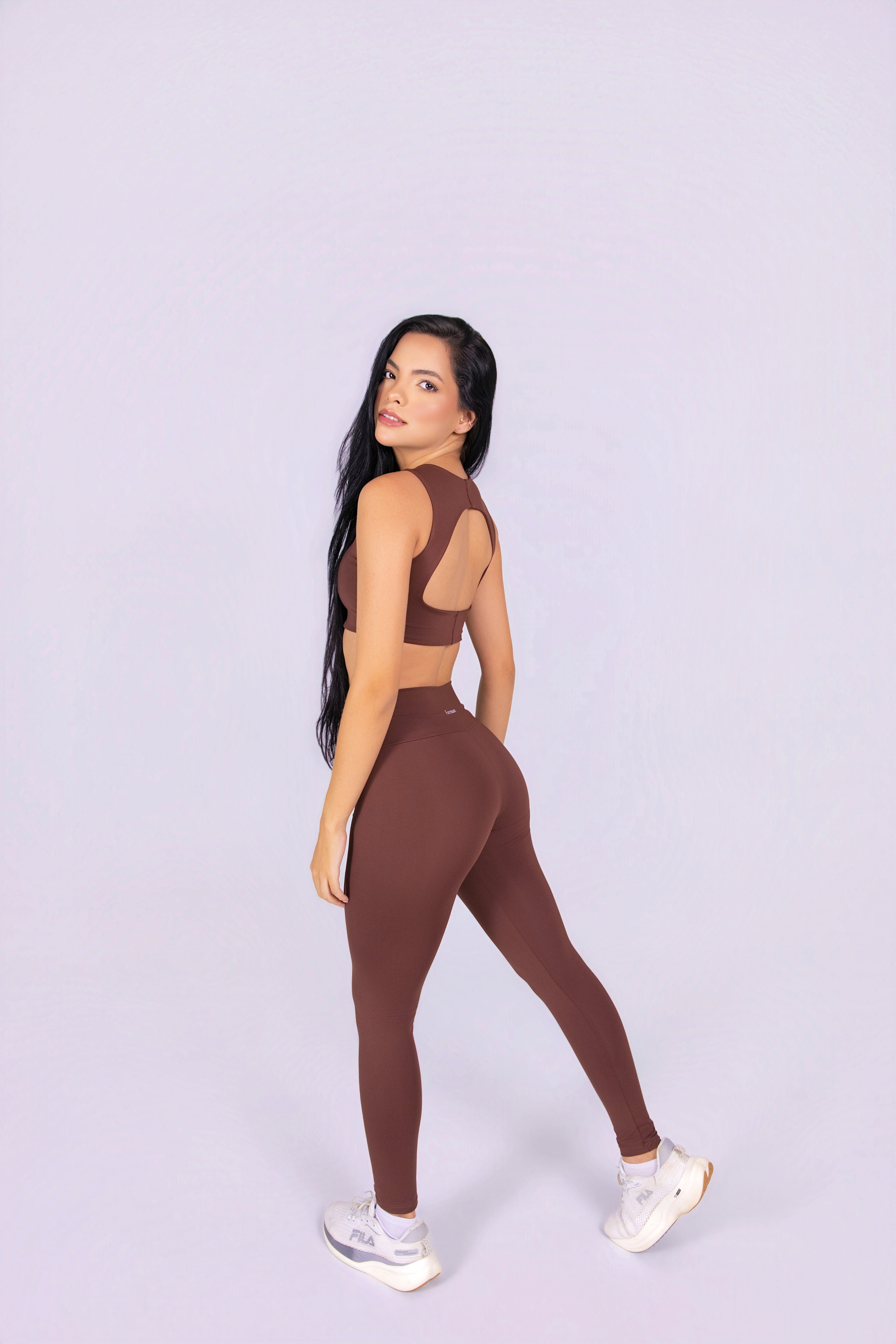Calça Legging Balance - Marrom