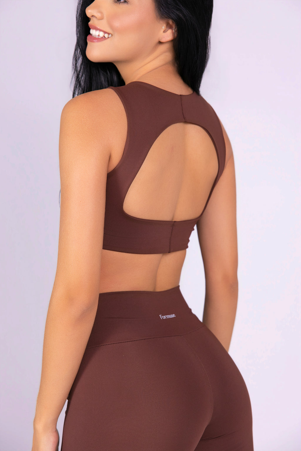 Calça Legging Balance - Marrom