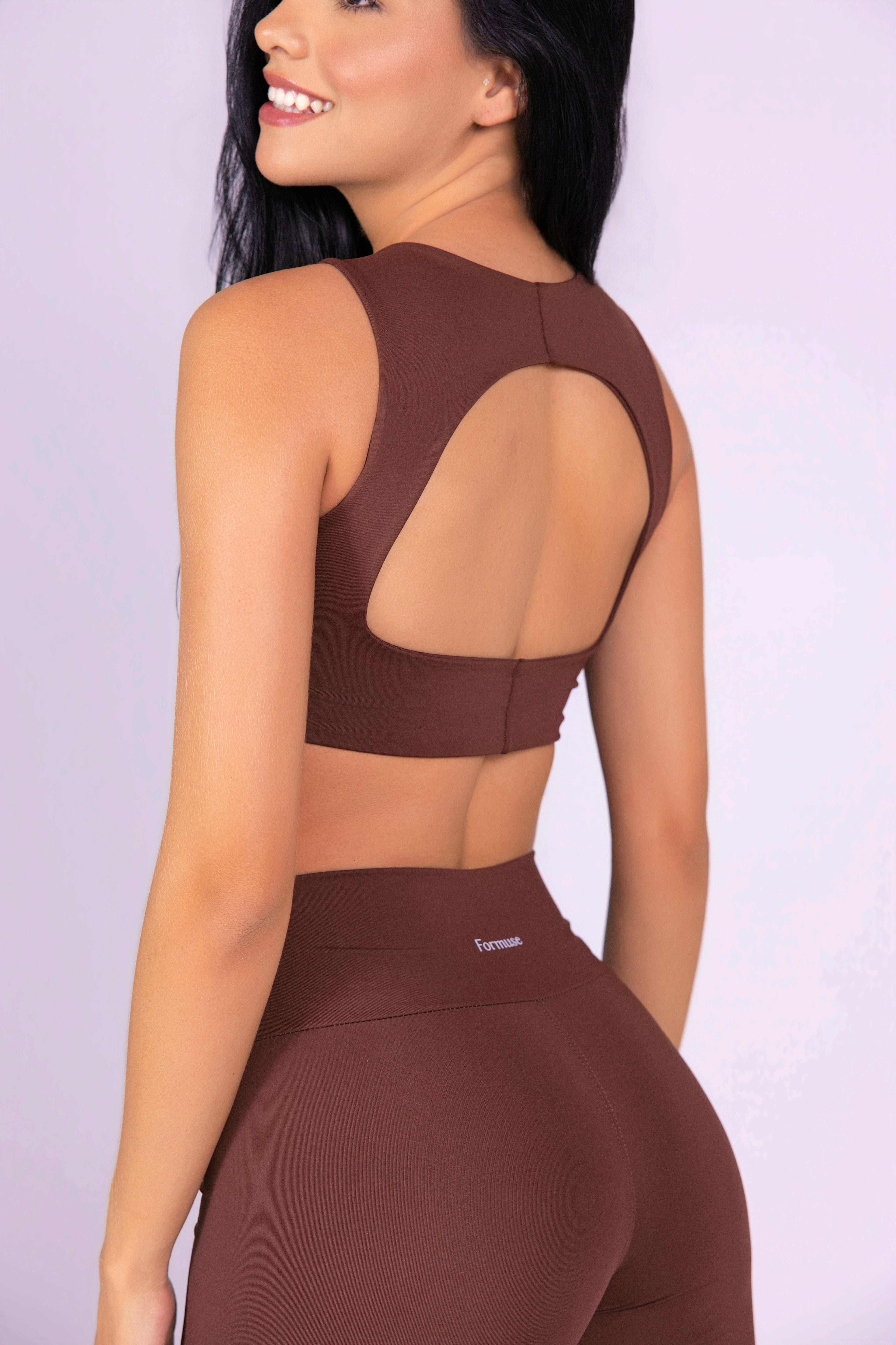 Calça Legging Balance - Marrom